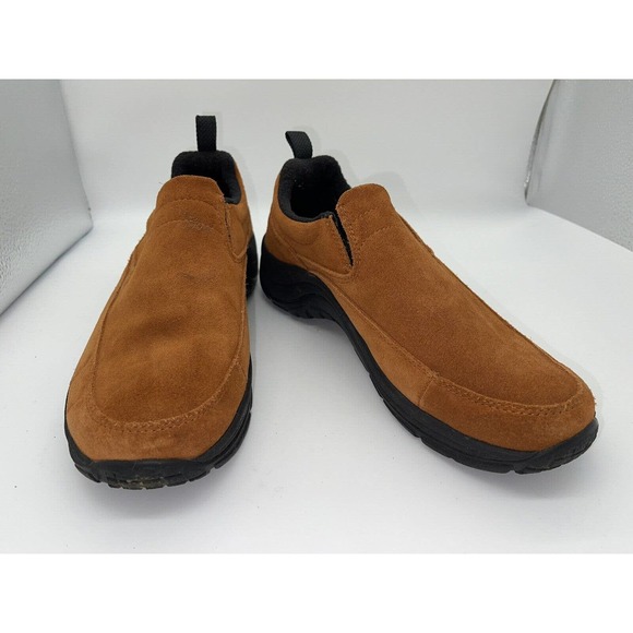 L.L. Bean Women's Comfort Moc Slip-On Burnt Orange Suede‎ Leather (Size 9) Brown - Picture 6 of 6